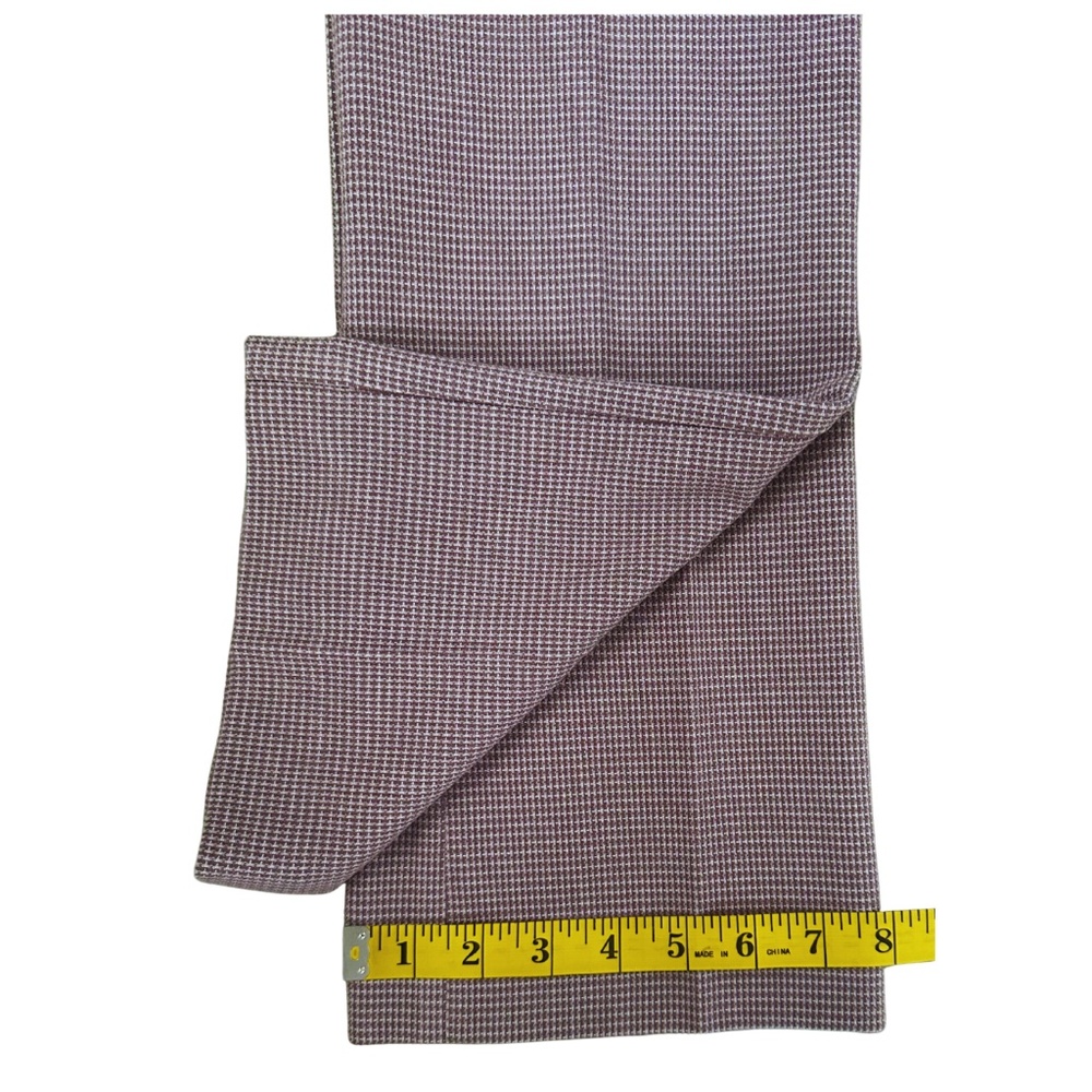 Express Columnist Barely Boot Pants Womens 4S Mid Rise Stretch Pink Houndstooth - Picture 6 of 9